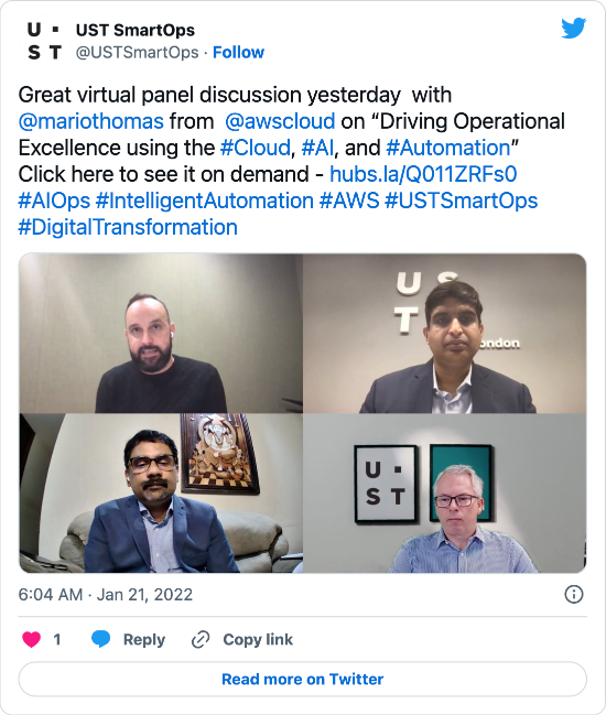 UST SmartOps Multicloud Event